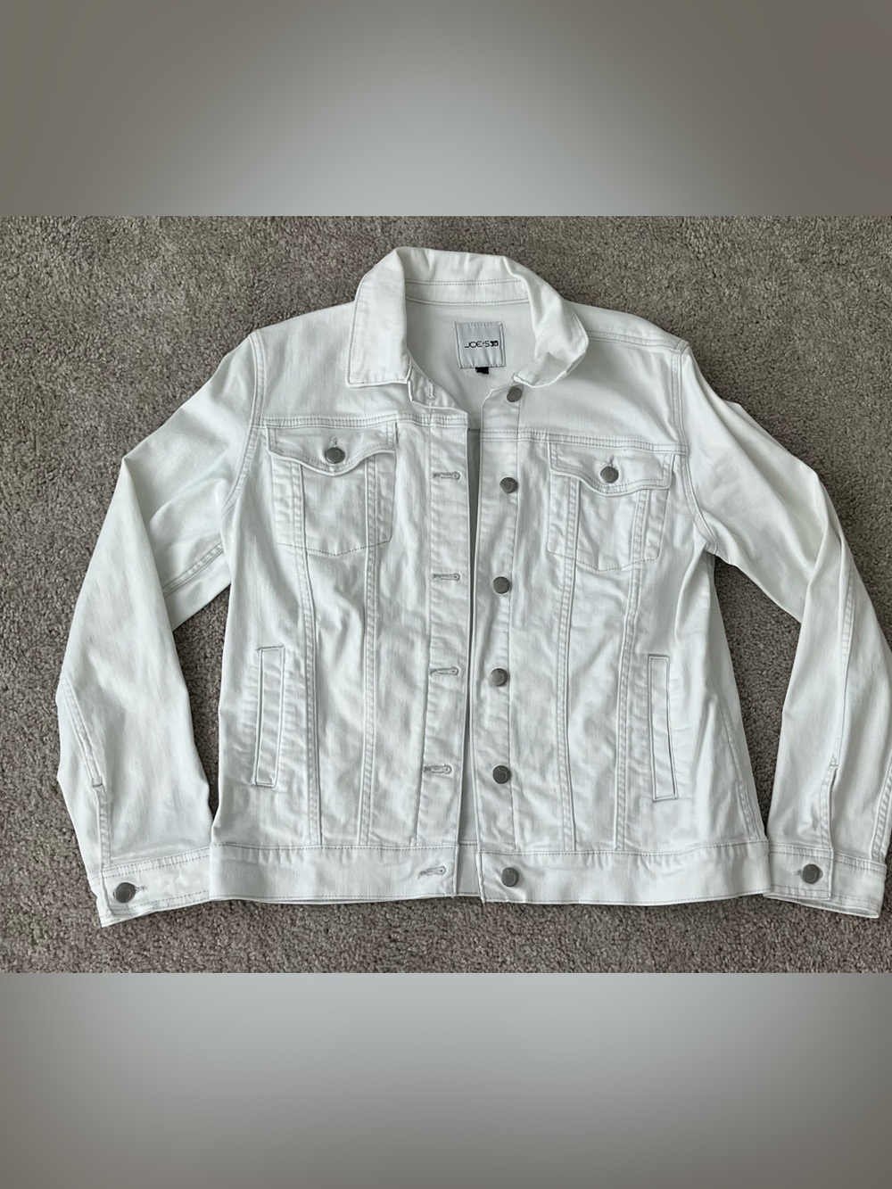 Joe's Jeans White Denim Pop Jacket